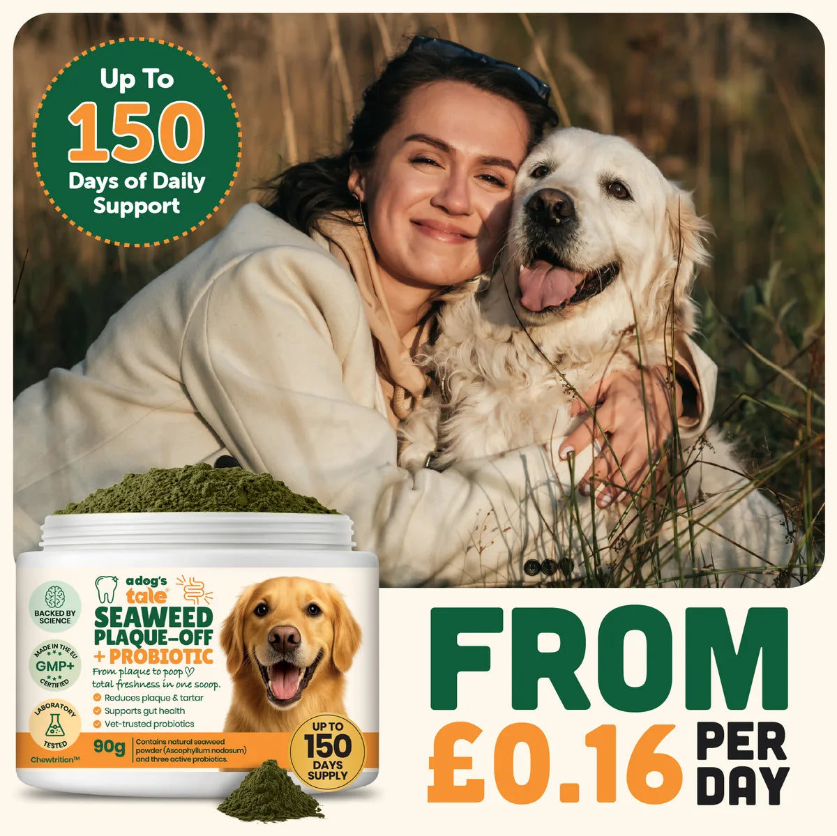 Chewtrition — Daily Dental Powder for Dogs